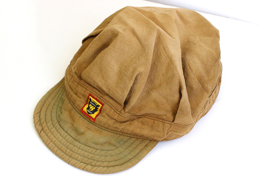 帽子（キャスケット）の染め替え・染め直し　ビフォア1　