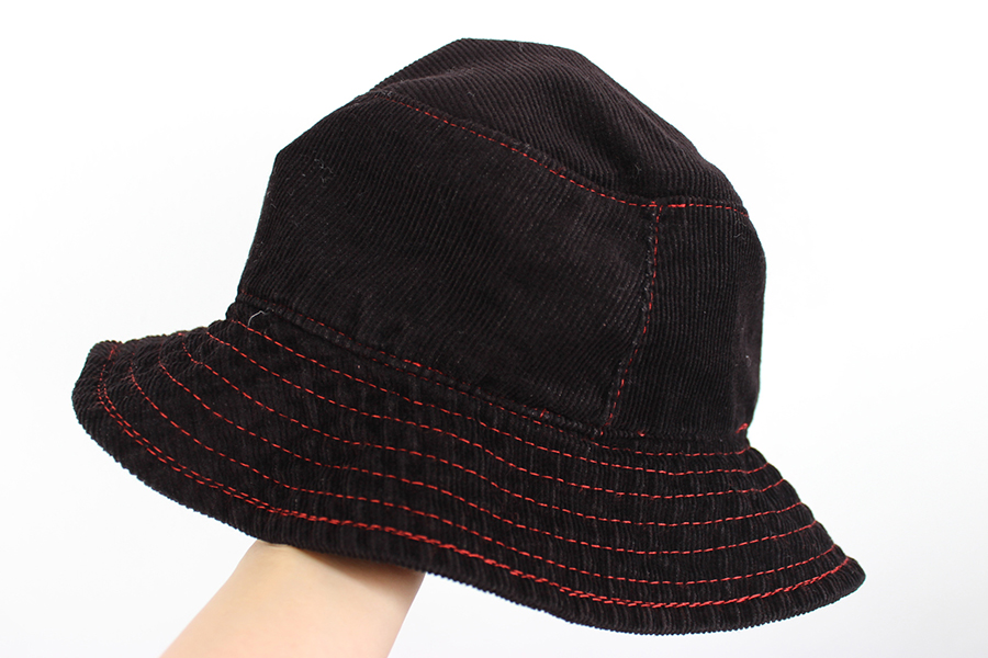 帽子（ハット）の染め替え　赤から黒へ　アフター