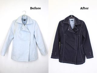 汗ジミ・皮脂汚れのある洋服も染め替えできれいに！