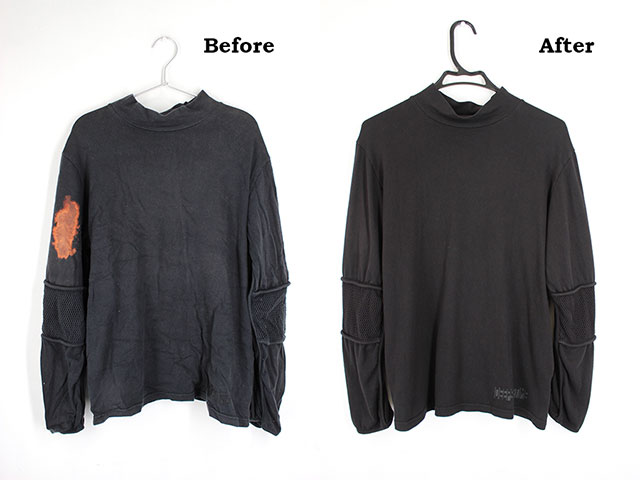 漂白剤 で色抜けしてしまった服の染め替え Re Color
